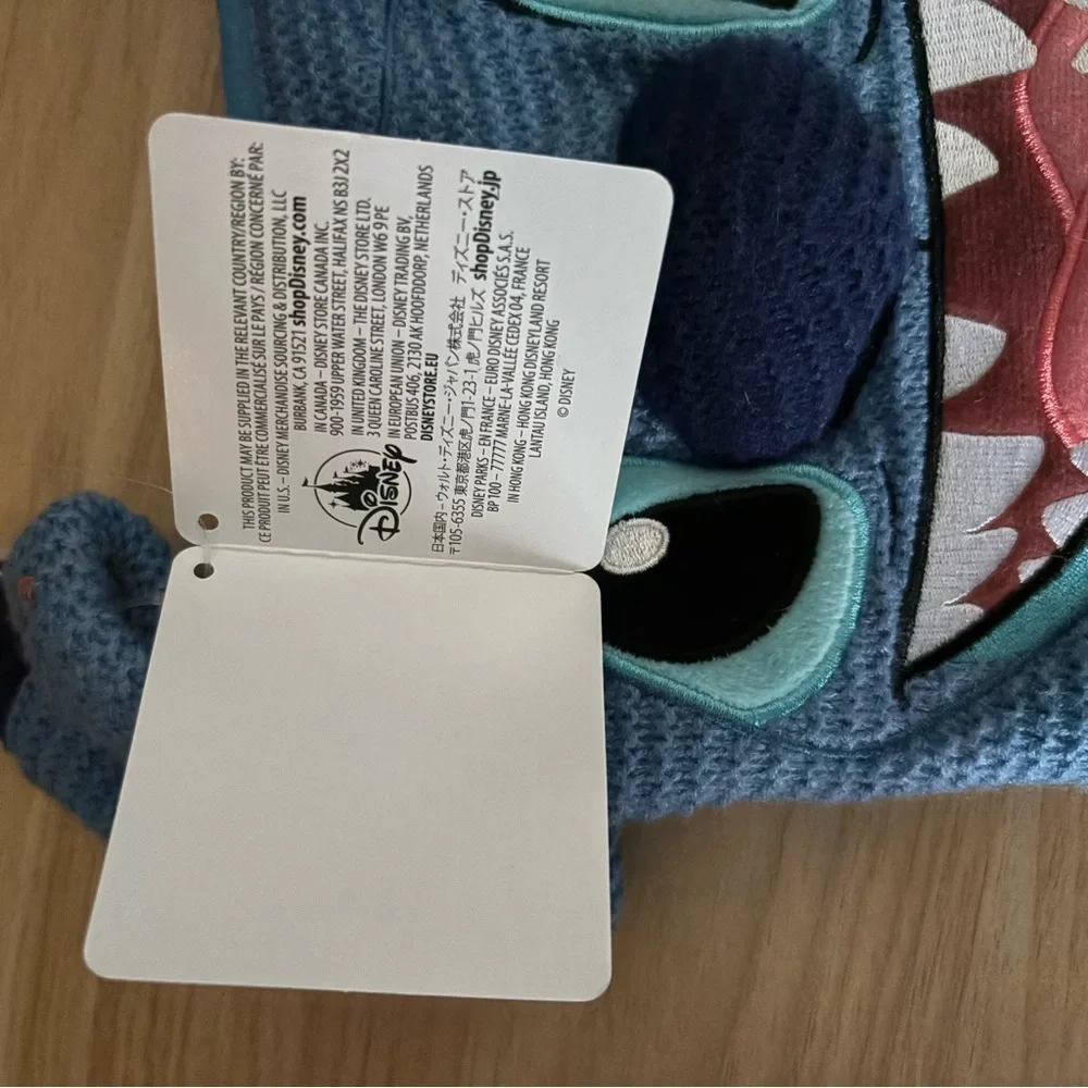 NEW STITCH Knit Christmas Holiday Stocking Blue Disney - Picture 7 of 13